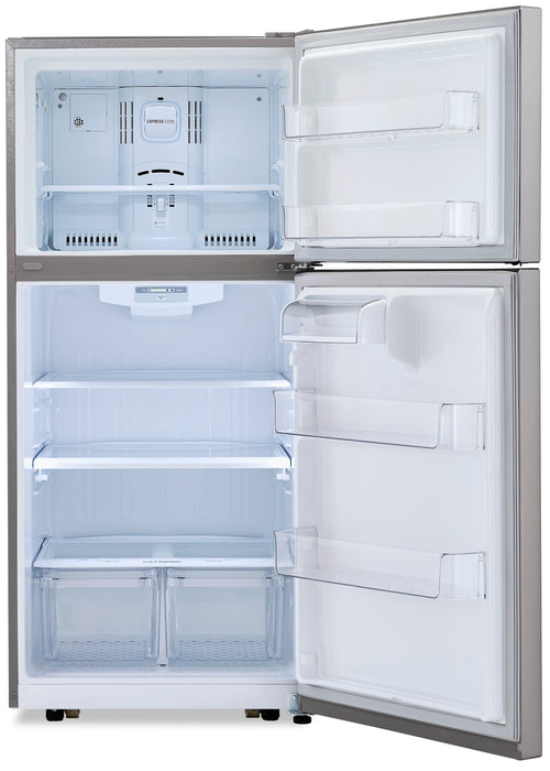 LG 30\" 20 Cu. Ft. Top-Mount Refrigerator - Smudge Proof Stainless Steel - LTCS20020S