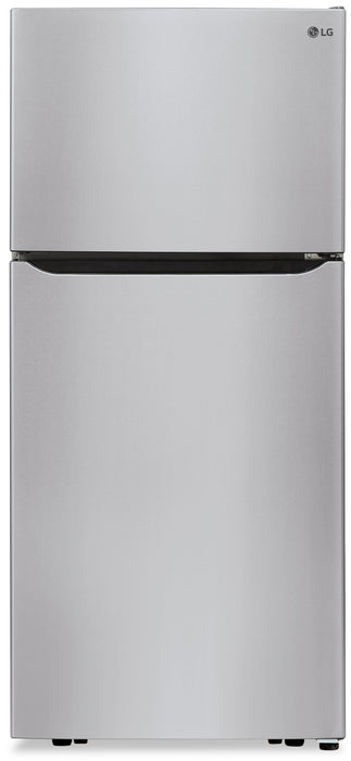 LG 30\" 20 Cu. Ft. Top-Mount Refrigerator - Smudge Proof Stainless Steel - LTCS20020S