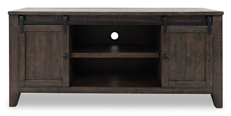 Madison 60\" Rustic TV Stand with Storage and Cable Management for TVs up to 65\"- Brown