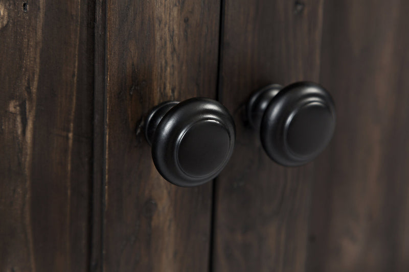 Madison 50\" Rustic Coffee Table With Storage, Shelf and Casters - Grey Brown Wood