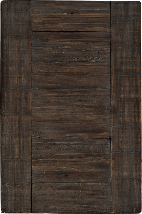 Madison 16\" Rustic Chairside Table with Storage - White Wood