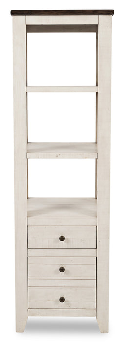 Madison Bookcase Pier – White