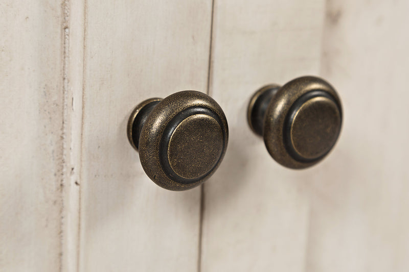 Madison 60\" Rustic TV Stand with Storage and Cable Management for TVs up to 65\"- White