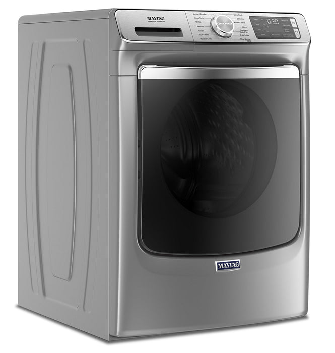 Maytag 5.8 Cu. Ft. Smart Front-Load High-Efficiency Steam Washer - Metallic Slate - Stackable - MHW8630HC