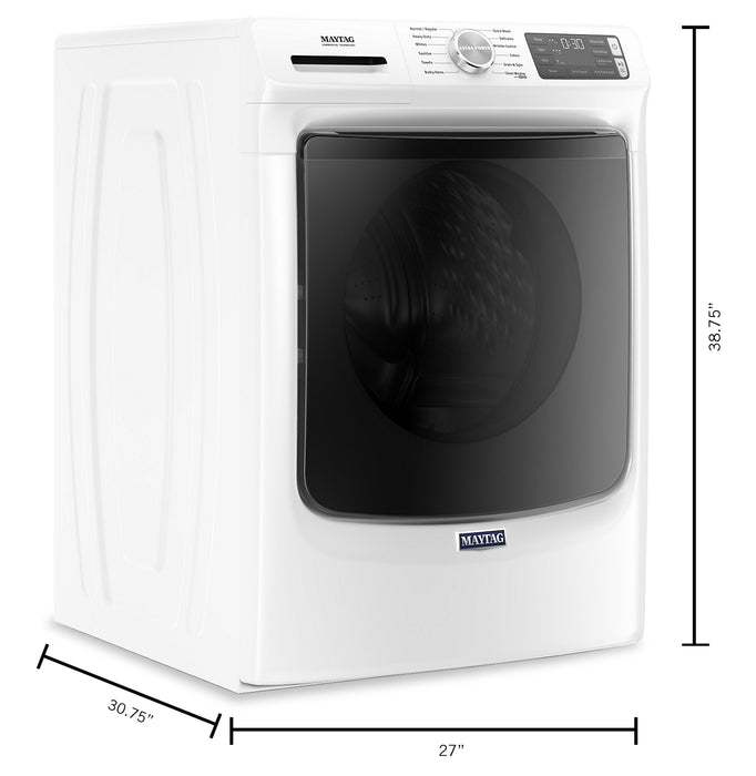 Maytag 5.8 Cu. Ft. Smart Front-Load High-Efficiency Steam Washer - White - Stackable - MHW8630HW