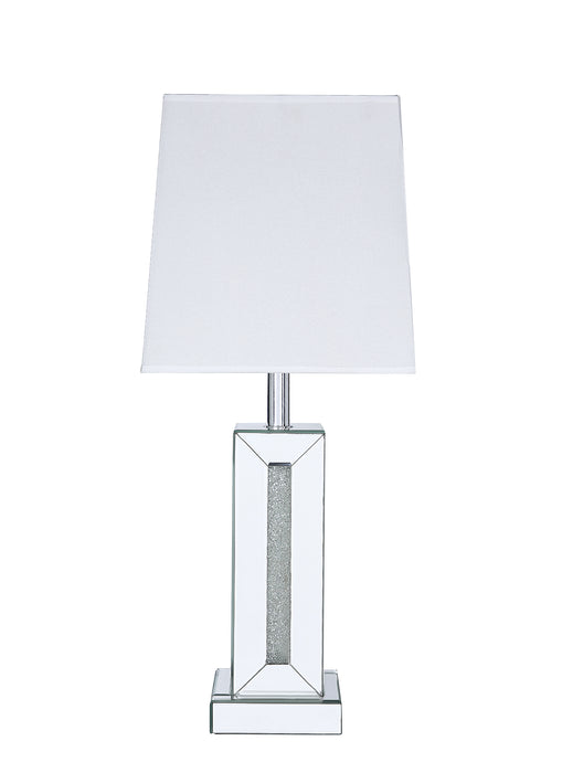 Persia 30.7\" Glam Table Lamp with Glass, Mirror and Acrylic Crystals