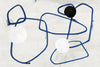\"Midblue I\" Giant Art 72x48 Wall Art