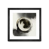 \"Smokey Circumference\" Matted and Framed Black 30x30 Wall Art