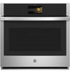 Profile 30\" 5 Cu. Ft. Electric Wall Oven with True European Convection with Direct Air - Stainless - PTS7000SNSS