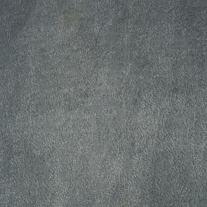 Made in Canada Petite 36\" Chenille Fabric Swivel Cuddler Accent Chair - Plush Thunder Grey