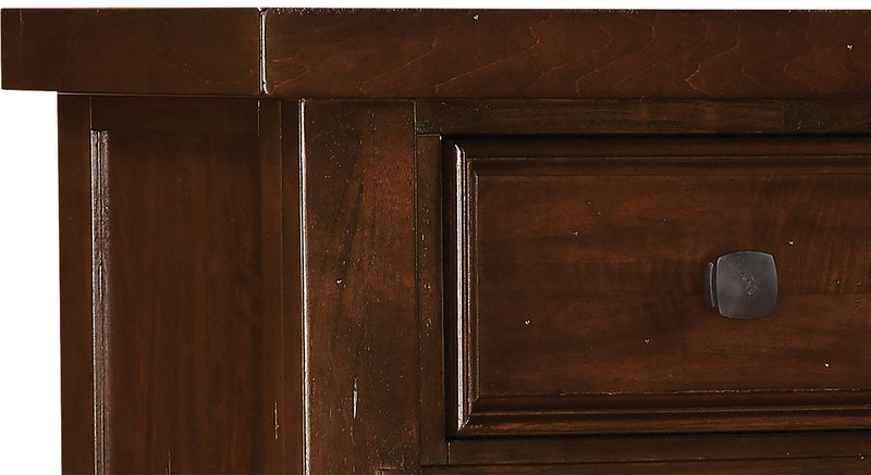 Sonoma 5pc Bedroom Set with Storage Bed, Dresser & Mirror, Mango Brown - Queen Size