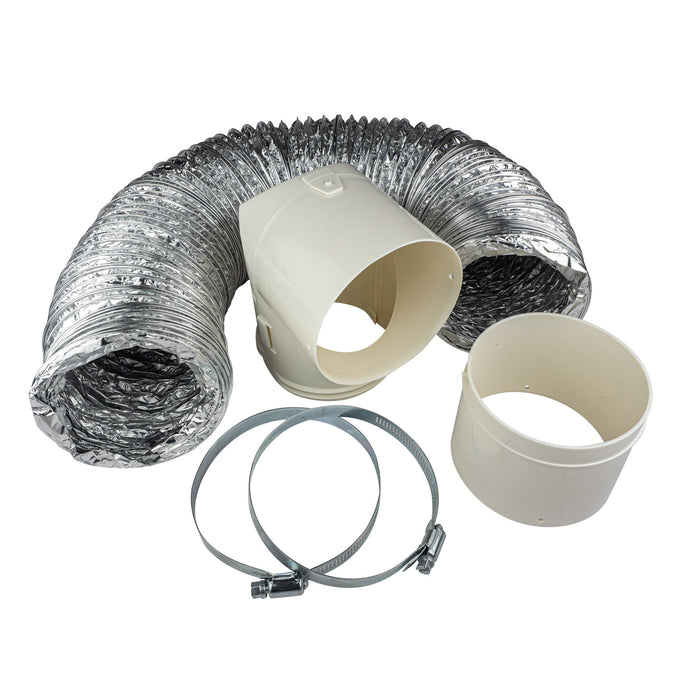Dundas Jafine ProFlex™ Dryer-to-Duct Connector Kit and 4\" Metal Worm Gear Clamps Package