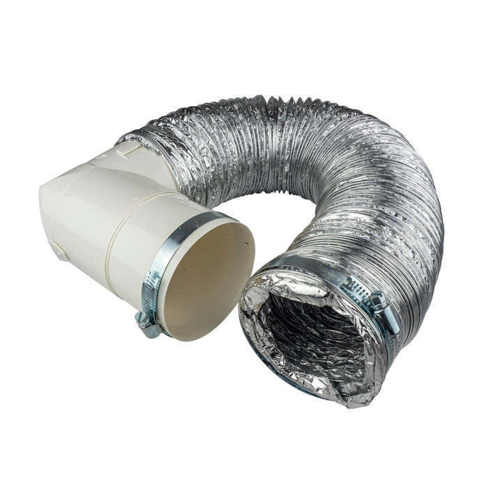 Dundas Jafine ProFlex™ Dryer-to-Duct Connector Kit and 4\" Metal Worm Gear Clamps Package