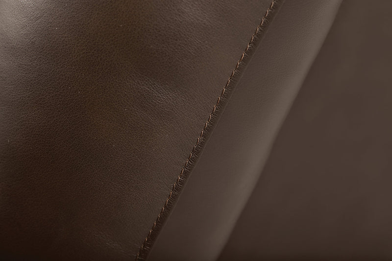 Toreno 42\" Genuine Leather Power Reclining Chair - Brown