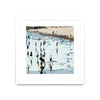 \"Self Reflection\" Matted and Framed White 30x30 Wall Art