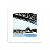 \"To The Cut\" Matted and Framed White 36x36 Wall Art