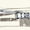 \"Stark Lines Ii\" Giant Art 54x54 Wall Art