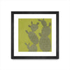 \"Opuntia Ii\" Matted and Framed Black 30x30 Wall Art