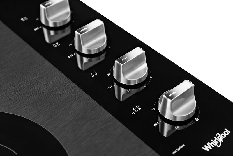 Whirlpool 30\" 4-Element Electric Cooktop - Stainless Steel - WCE55US0HS