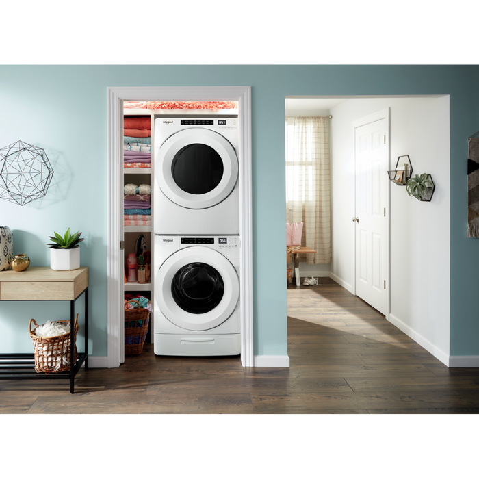 Whirlpool 5.0 Cu. Ft. Front-Load Washer and 7.4 Cu. Ft. Front-Load Dryer - White
