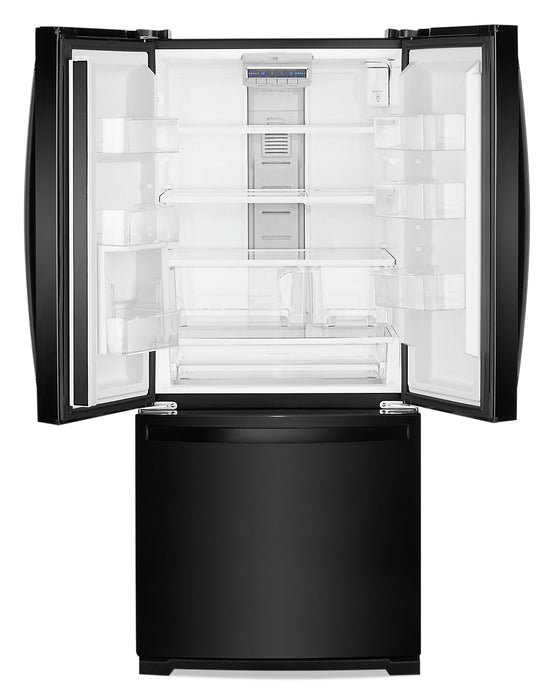 Whirlpool 30\" 20 Cu. Ft. French-Door Refrigerator - Black - WRF560SMHB