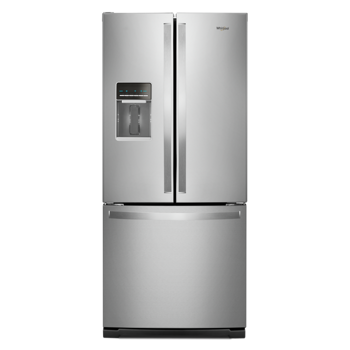 Whirlpool 30\" 20 Cu. Ft. French-Door Refrigerator - Fingerprint Resistant Stainless Steel - WRF560SEHZ