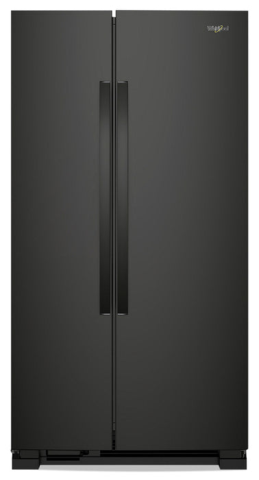 Whirlpool 36\" 25 Cu. Ft. Side-by-Side Refrigerator - Black - WRS315SNHB
