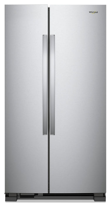Whirlpool 36\" 25 Cu. Ft. Side-by-Side Refrigerator - Monochromatic Stainless Steel - WRS315SNHM