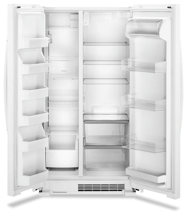 Whirlpool 36\" 25 Cu. Ft. Side-by-Side Refrigerator - White - WRS315SNHW