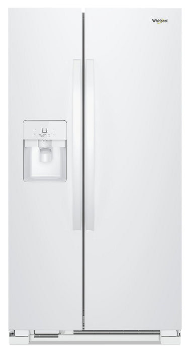 Whirlpool 33\" 21 Cu. Ft. Side-by-Side Refrigerator - White - WRS321SDHW