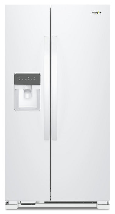 Whirlpool 33\" 21 Cu. Ft. Side-by-Side Refrigerator - White - WRS331SDHW