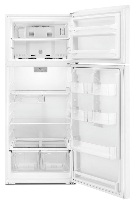 Whirlpool 28\" 18 Cu. Ft. Top-Mount Refrigerator - White - WRT518SZFW