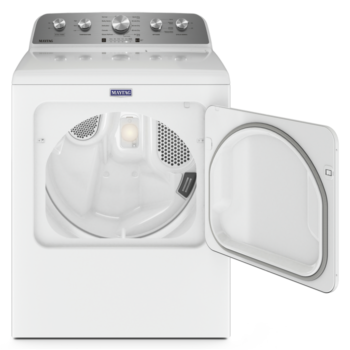 Maytag 7 Cu. Ft. Electric Dryer with Steam - White - YMED5430MW
