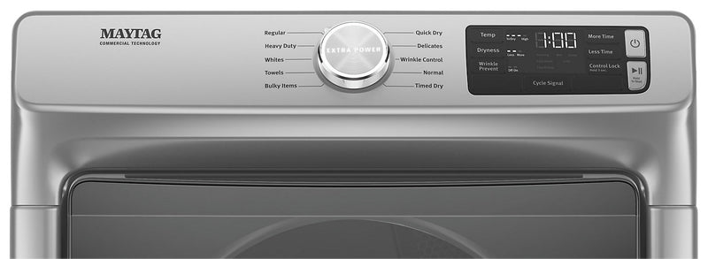 Maytag 7.3 Cu. Ft. Gas Dryer with Steam - Metallic Slate - Stackable - MGD6630HC