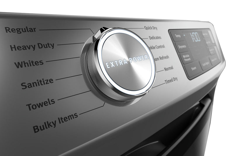 Maytag 7.3 Cu. Ft. Electric Dryer with Steam - Metallic Slate - Stackable - YMED6630HC