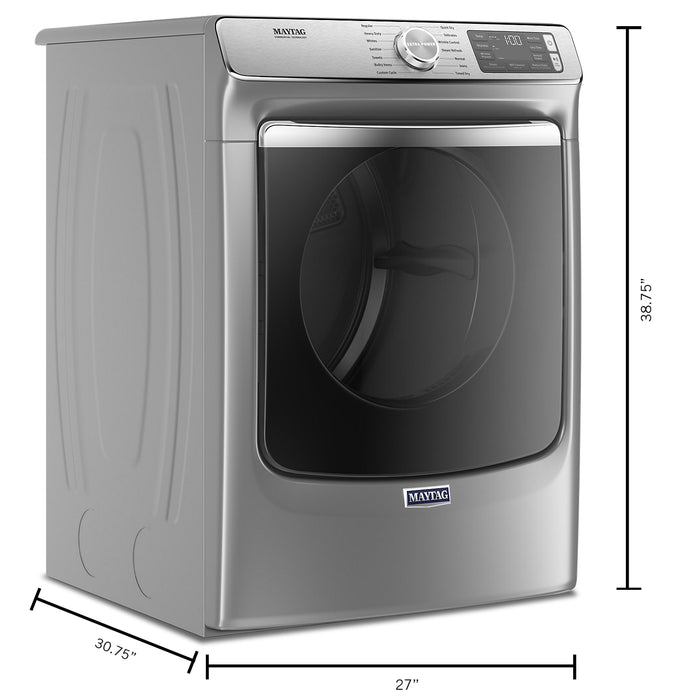 Maytag Front-Load 5.8 Cu. Ft. Smart Washer with Extra Power and 7.3 Cu. Ft. Electric Smart Dryer – Slate