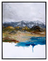 Acrylic Abstract Landscape - 31\" x 41\"