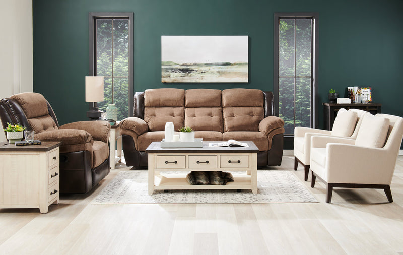 Adel 28.5\" Linen-Look Fabric Accent Chair with Wood Base - Beige