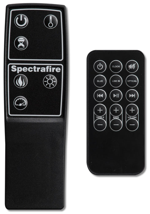 Odesos 72\" Modern Electric Fireplace TV Stand with Storage and Cable Management for TVs up to 80\"- Black