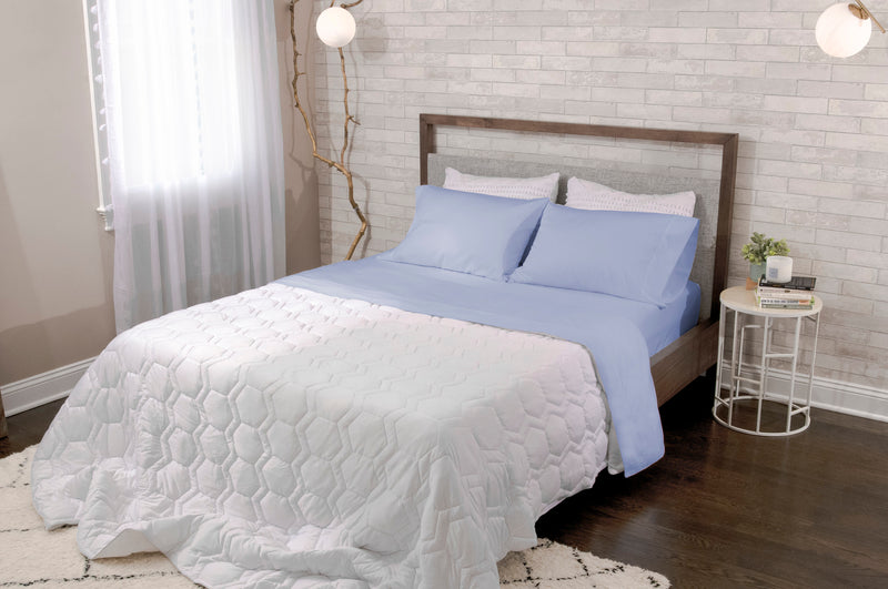 BEDGEAR Basic 4-Piece Queen Sheet Set - Mist
