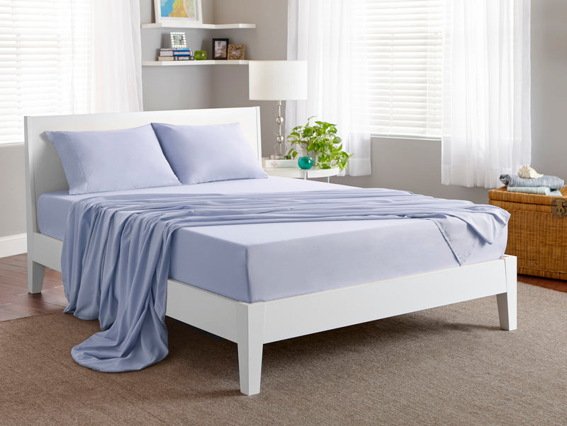 BEDGEAR Basic 4-Piece King Sheet Set - Mist