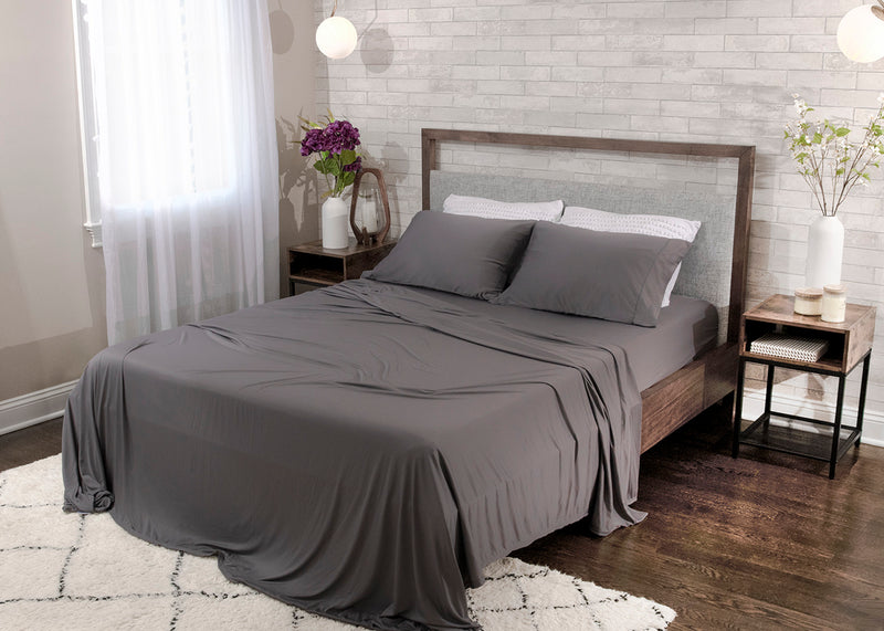 BEDGEAR Dri-Tec® 4-Piece King Sheet Set - Grey