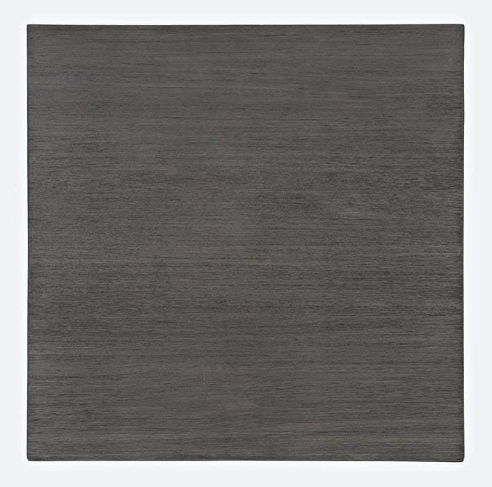 Bronx 24\" Rustic End Table with Storage and Shelf - Grey Wood