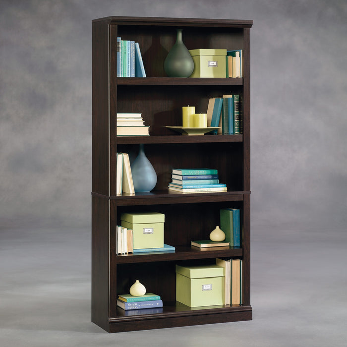 Florida 35.28 5-Shelf Bookcase - Dark Brown