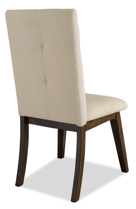 Chelsea Dining Chair with Linen-Look Fabric - Taupe