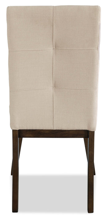 Chelsea Dining Chair with Linen-Look Fabric - Taupe