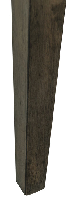 Chelsea 7pc Dining Set with Table & 6 Grey Chairs, 60\"W - Grey/Brown