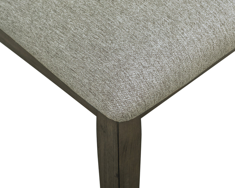 Chelsea Dining Chair with Linen-Look Fabric - Grey