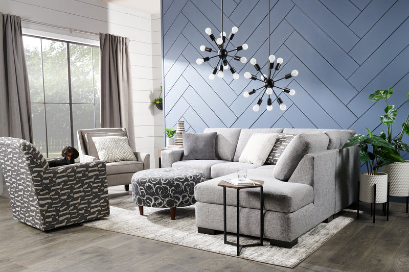 Cleo 15.7\" Chairside Table - Brown with Black Metal Legs