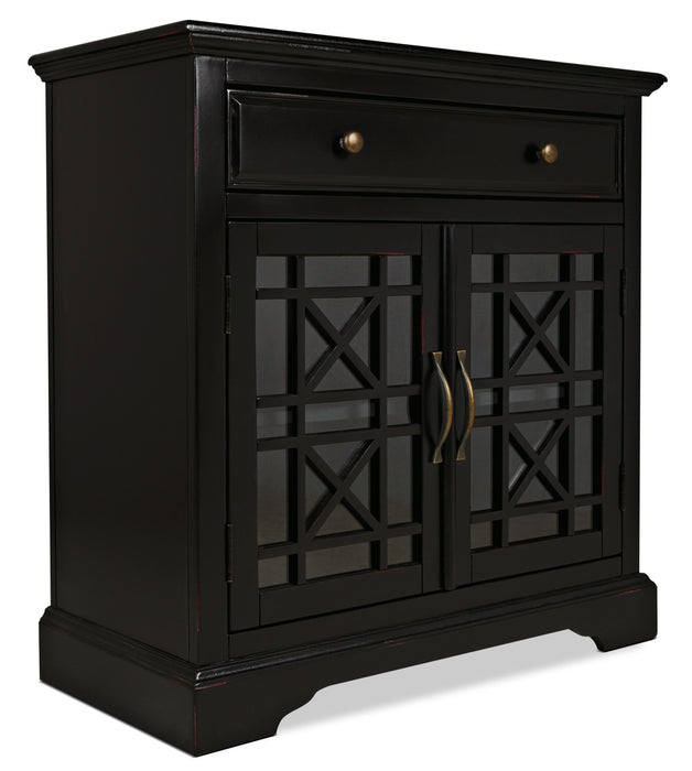 Marseille 32\" Accent Cabinet with Drawer - Black